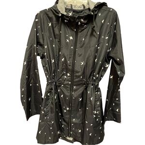 Colloseum Outerwear Women’s Black & White Jacket with Hood, Size Small